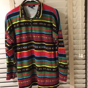 Chaps zippered jersey women’s large size